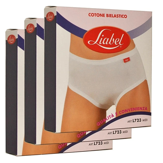 🩲Liabel, 6 Paia di Slip Donna cotone